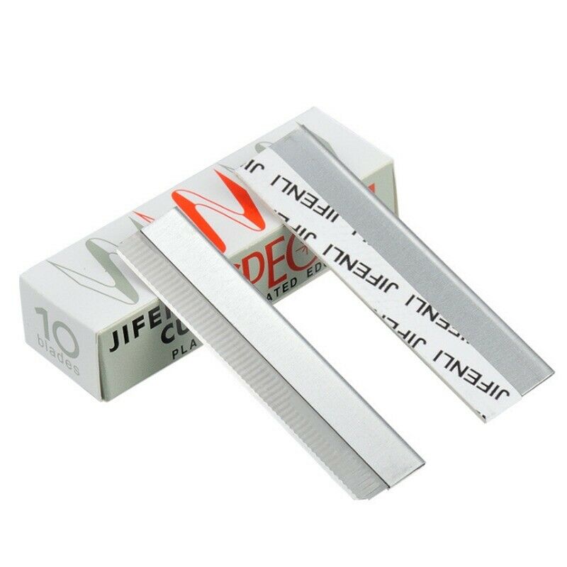 10 Blades Super Feather Cut Special Platinum Coated Edge Razor Blades