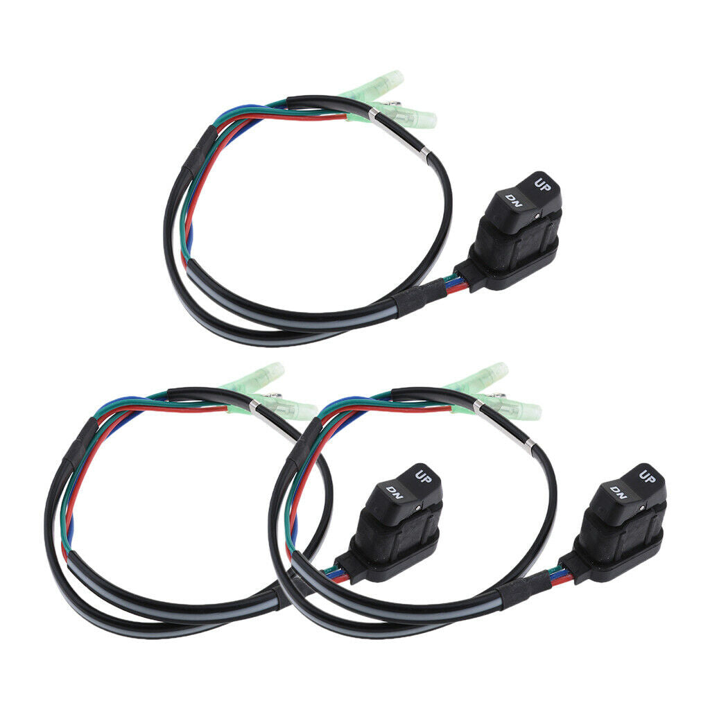 3pcs Marine Boat Trim Switch 87-18286A2 87-18286A43 for Mercury Outboard
