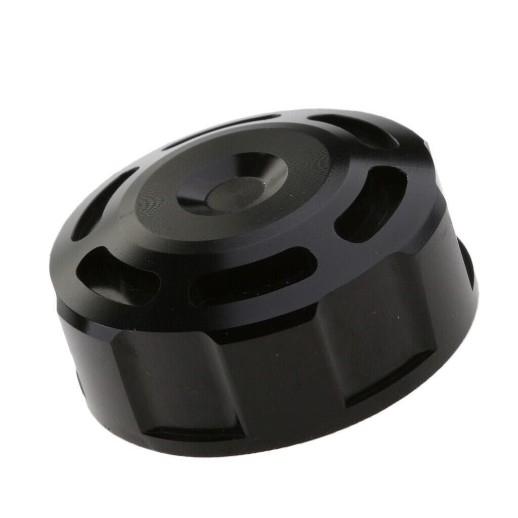 Motorcycle Rear Brake Fluid Reservoir Cap Oil Cup Cover For Kawasaki Black