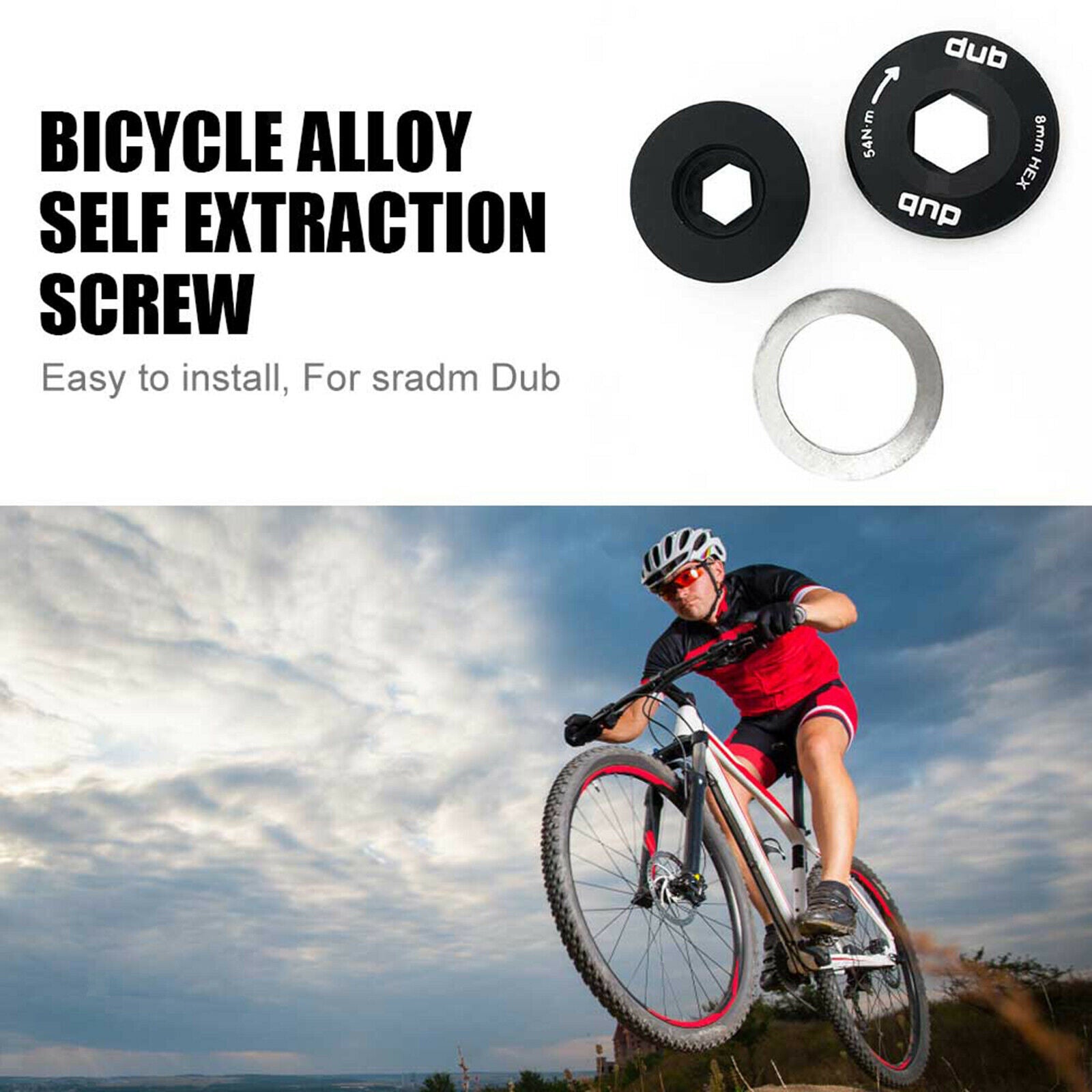 Bike Crankarm Bolt M18/M30 MTB Bicycle Anti-rust Crank Arm   Cover BB30