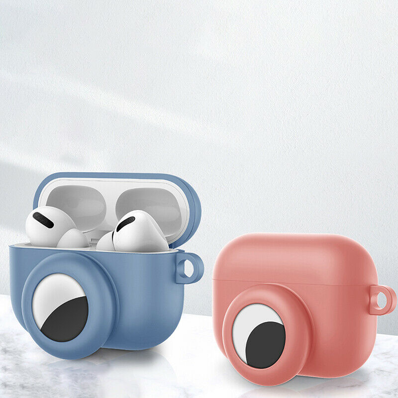 2 in 1 Soft Silicone For AirTag Cases For AirPods Earphones Prevention CaseBDAU