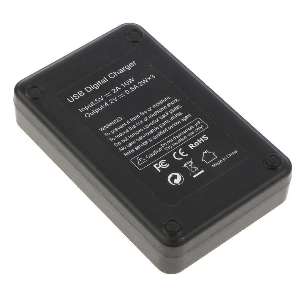 AHDBT-401 3-Channel Battery Charger Charging Cradle Dock Compatible with