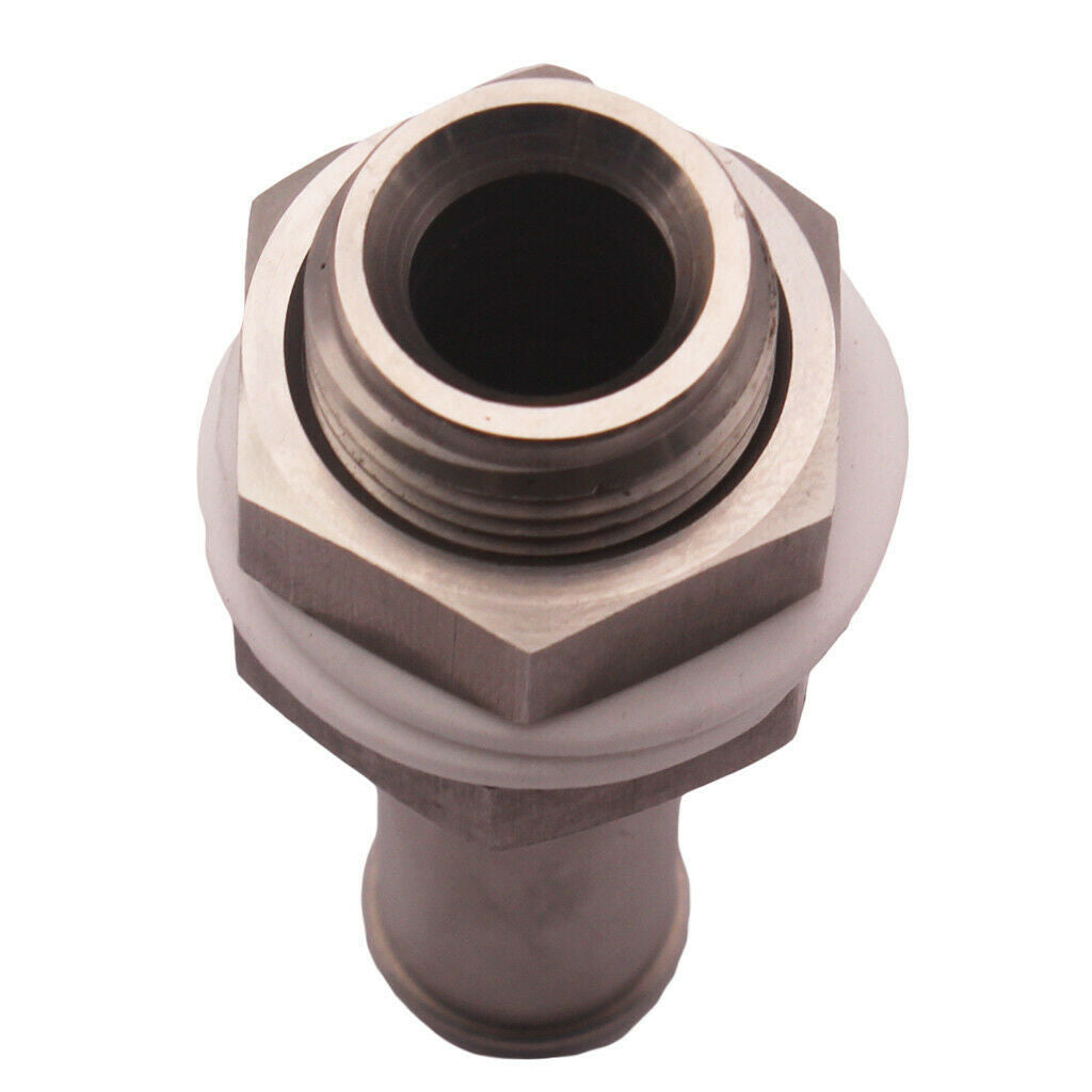 5/8" 16mm Turbo Oil Pan/Oil sump Return Drain Plug Bung Fitting Adapter SS