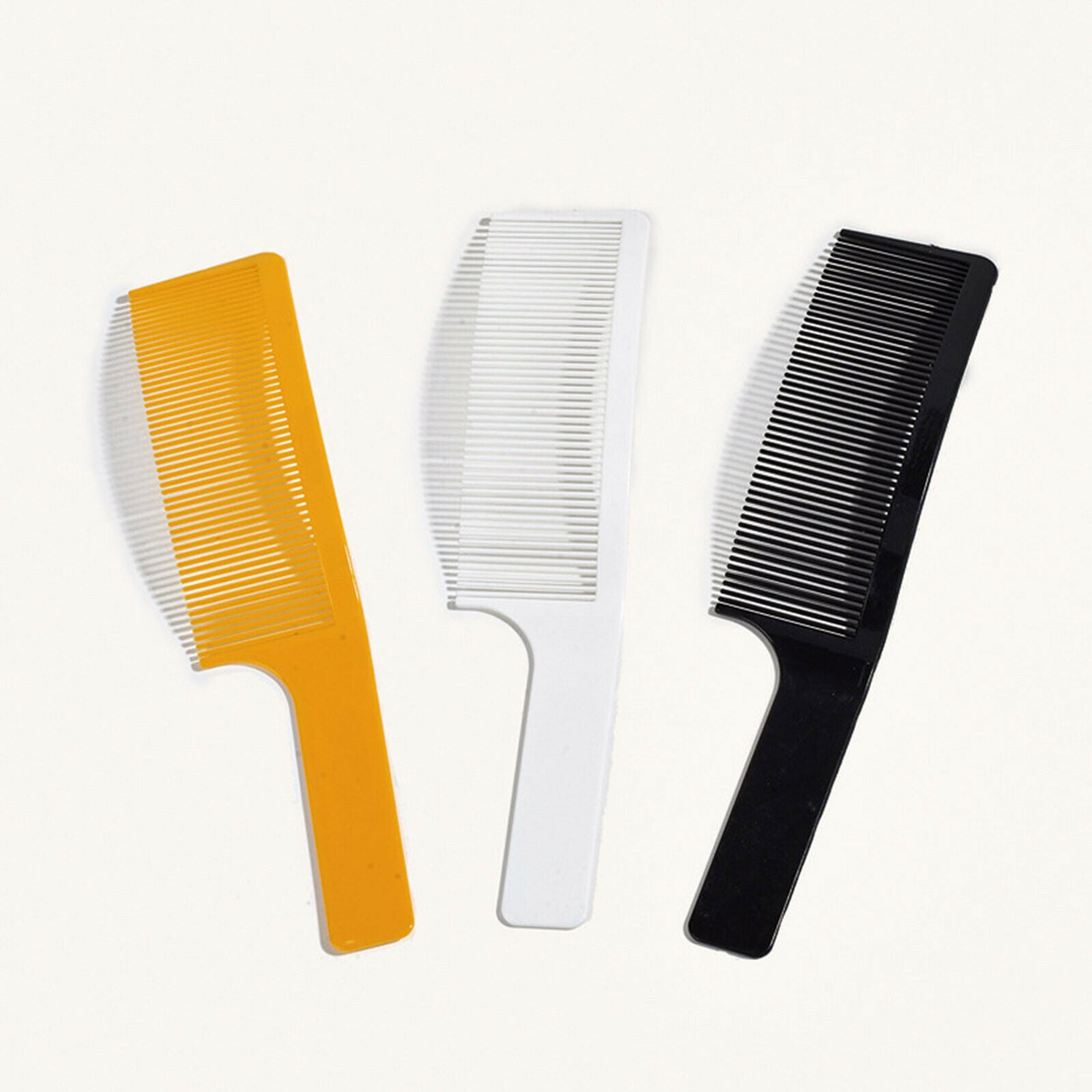 2x Curved Hair Cutting Clipper Comb Barber Salon Slicked-back Haircut