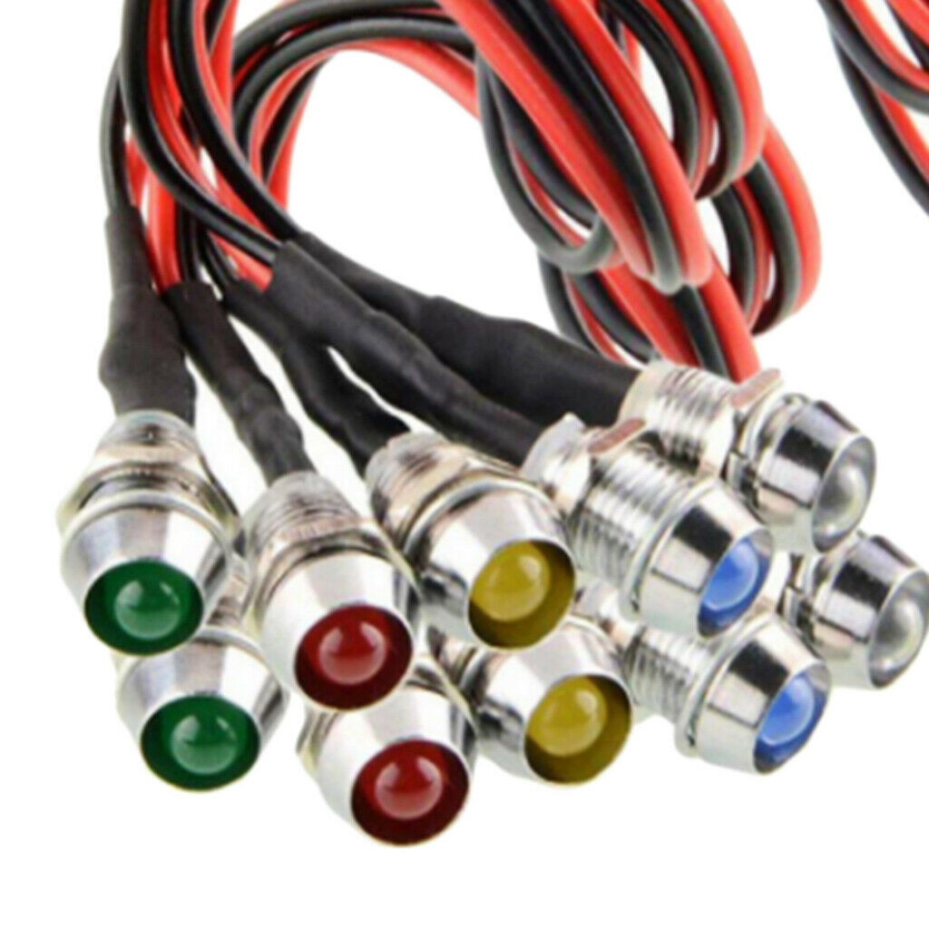 20x LED Indicator Light Bulb 5 Colors   Directional Car Motorcycle Boat