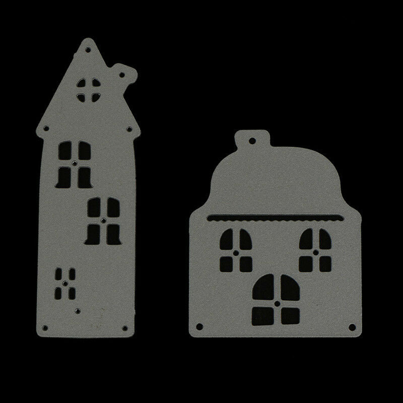 Metal House Cutting Dies Stencil DIY Scrapbooking Album Paper Card Emboss.l8