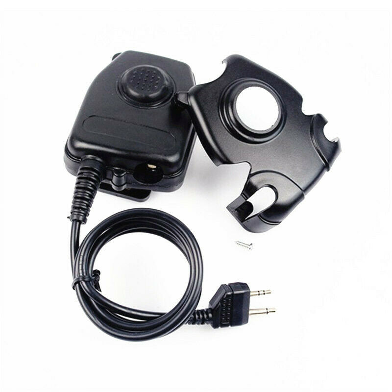 Waterproof PTT Cable for Radio Walkie Talkie GXT LXT Alan Midland Line Plug