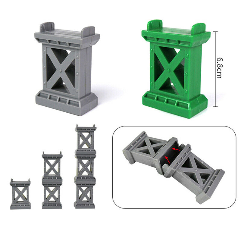 Train Bridge Pier Track Railway Accessories Compatible Major Brands Bes.l8