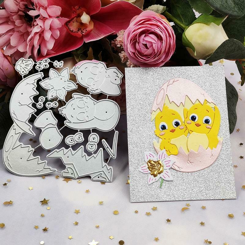 Chick Metal Cutting Dies Stencil Scrapbooking DIY Album Stamp Paper Card Mold