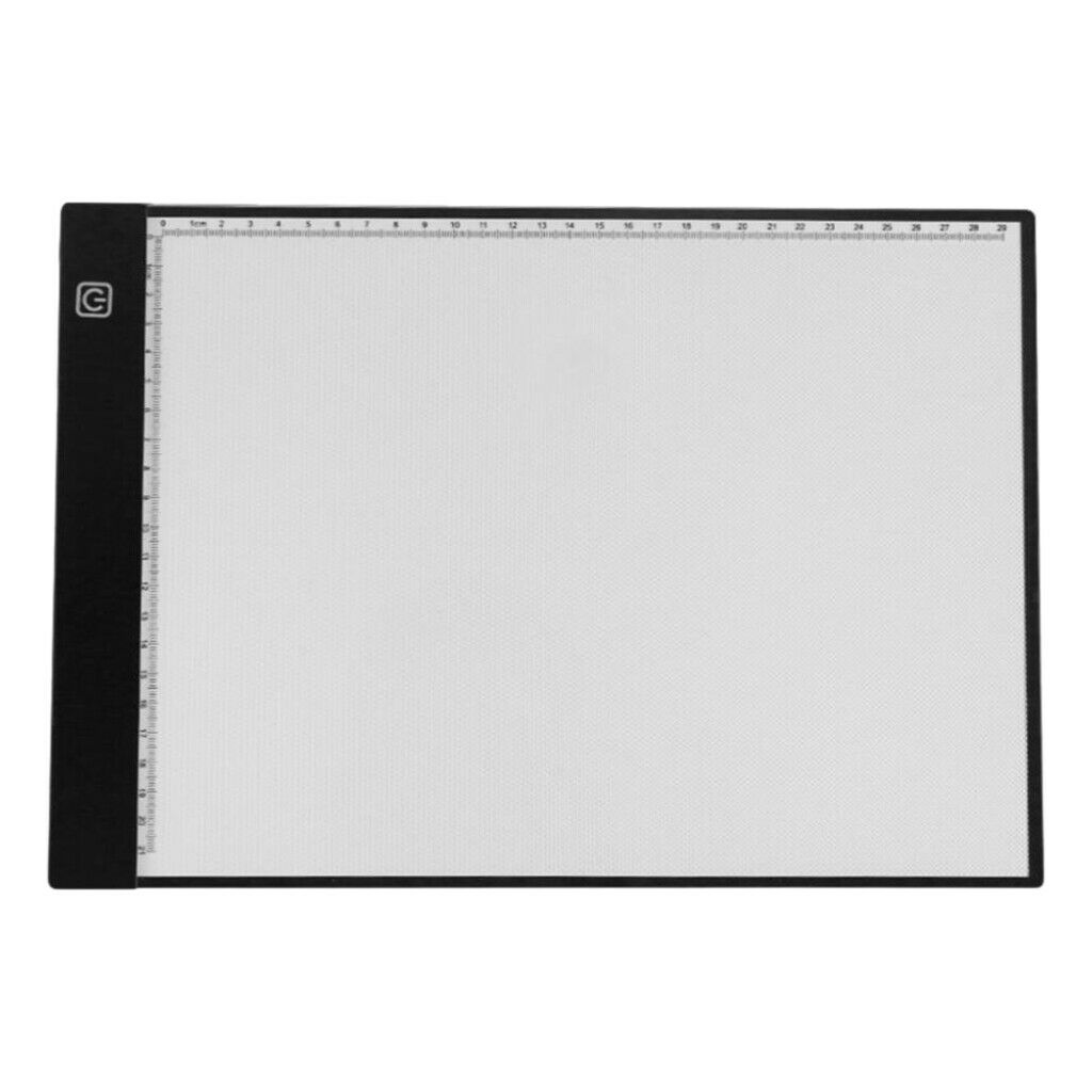 LED light bar Art Tattoo A4 drawing pad table template with scale