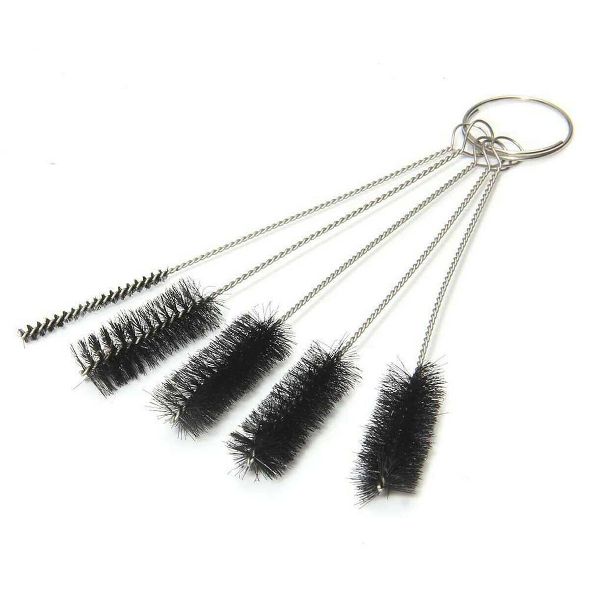 10 x Tattoo Cleaning Brushes Set Machine Tube Grip Tip Nozzle Body Art Accessory