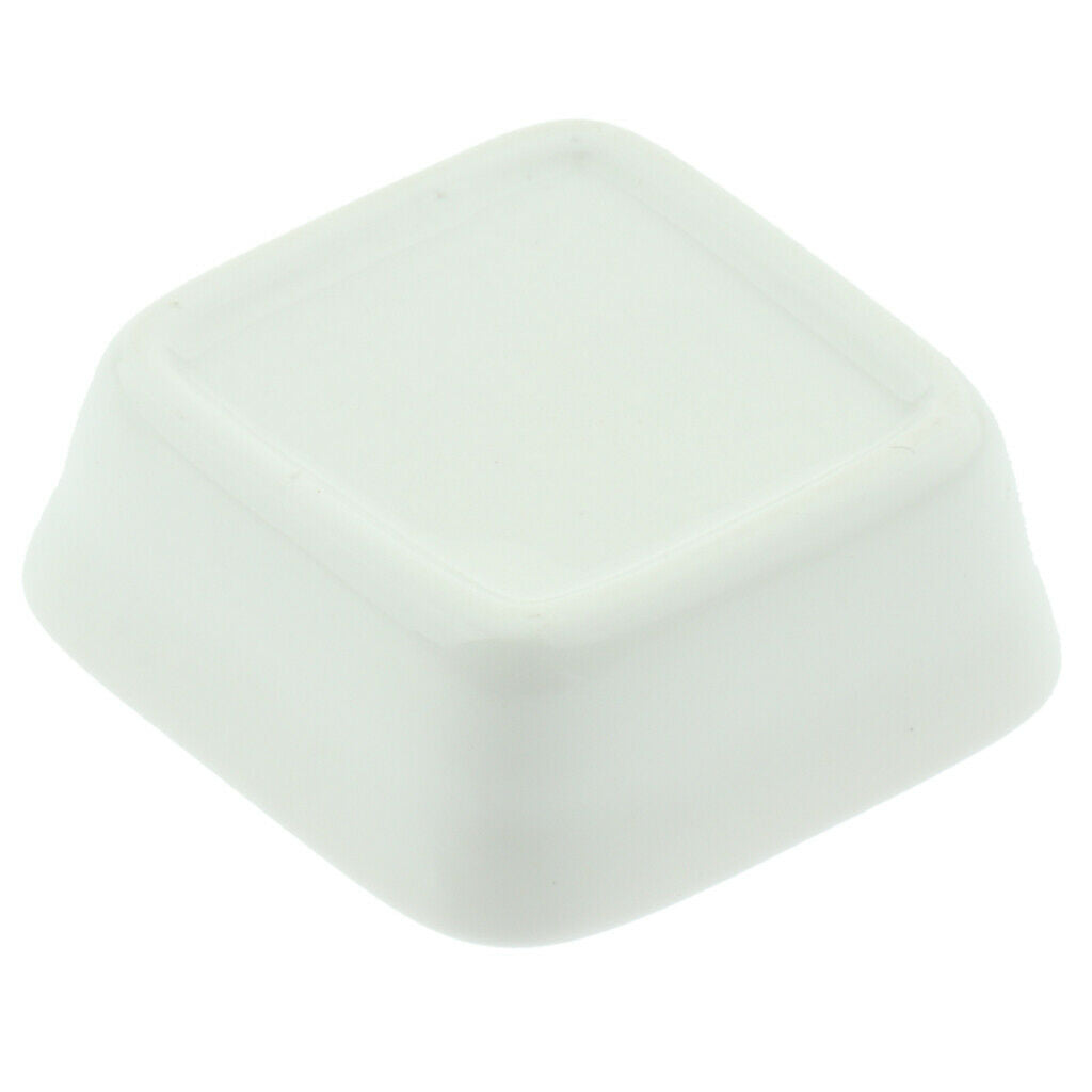 1 Pair Small Ceramic Bowl Pet Hamster Rabbit Feeding Bowl White