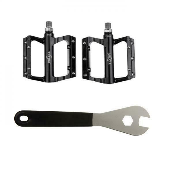 Alloy  Pedals Road Bike Pedals +15mm  Pedal Wrench Repair Tool