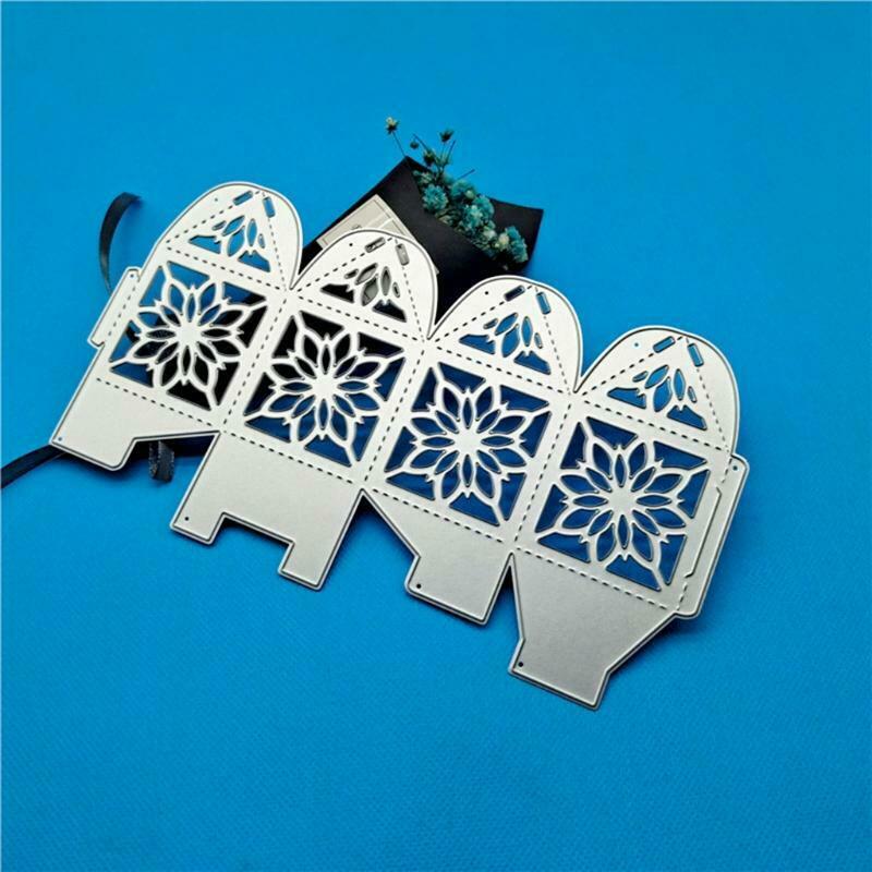 Christmas Rose Box Metal Cutting Dies Stencil DIY Scrapbooking Album Paper Card