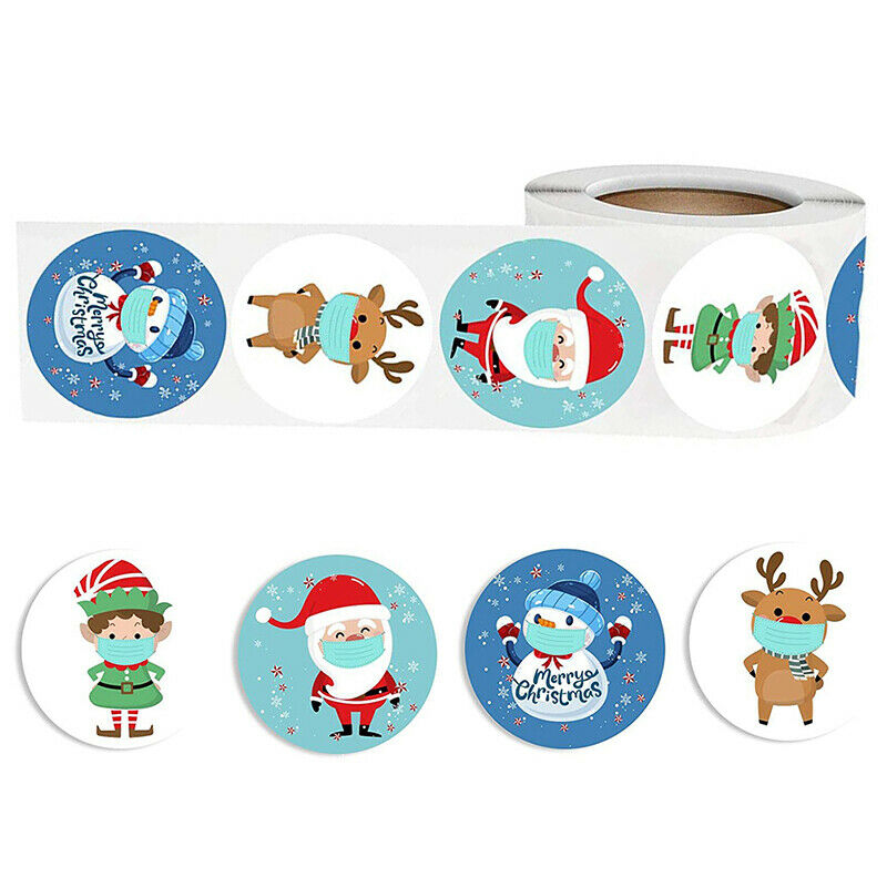 500pcs Christmas gift stickers gift sealing stickers holiday gift wrapping de JY