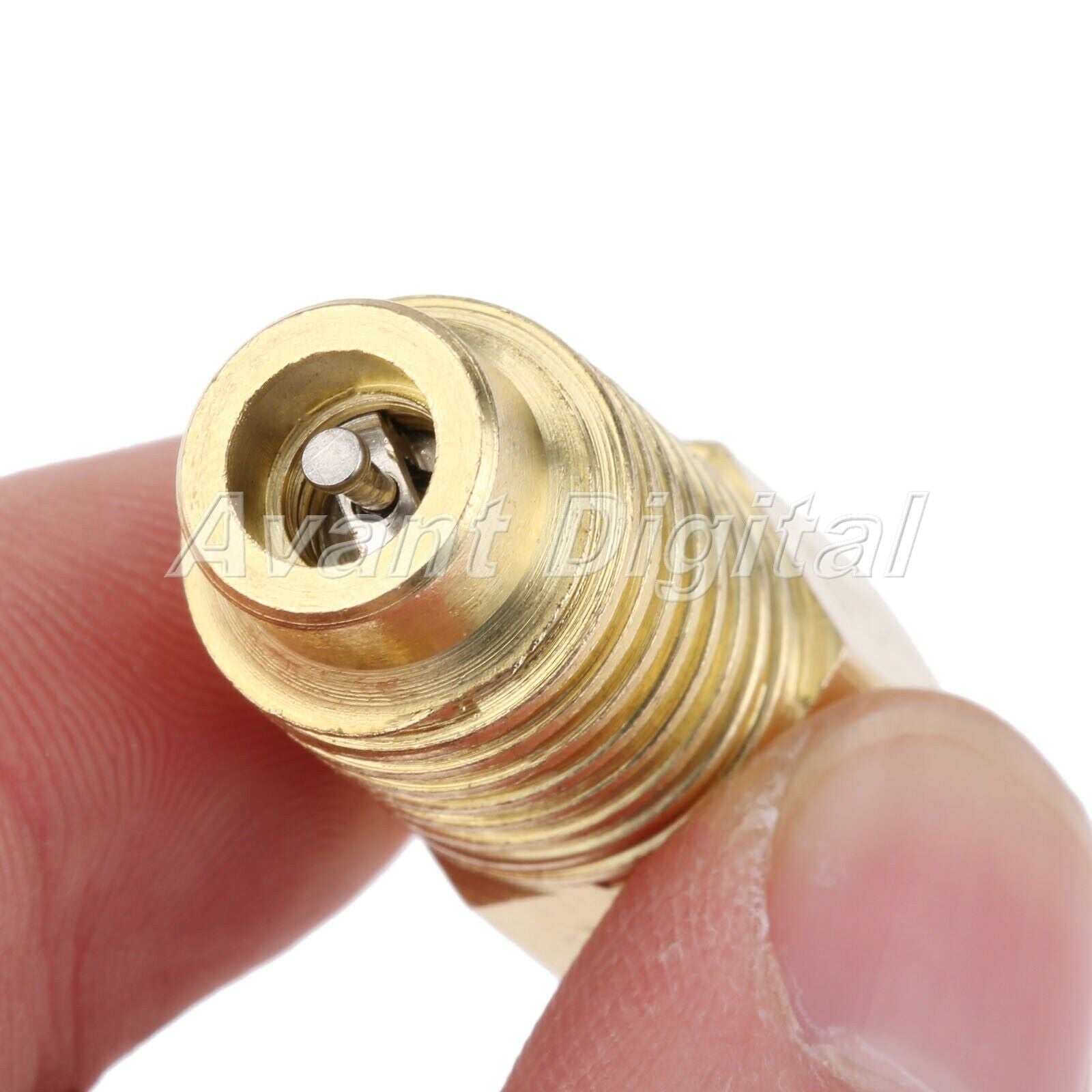1/4" R12 To R134a Fitting Adapter Female Flare With O-ring X 1/2" Acme Male HM