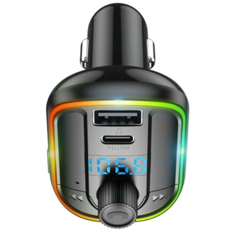 T829 Car MP3 Player Car Bluetooth Hands-Free 18W Fast Charge PD FM TransmitterM9