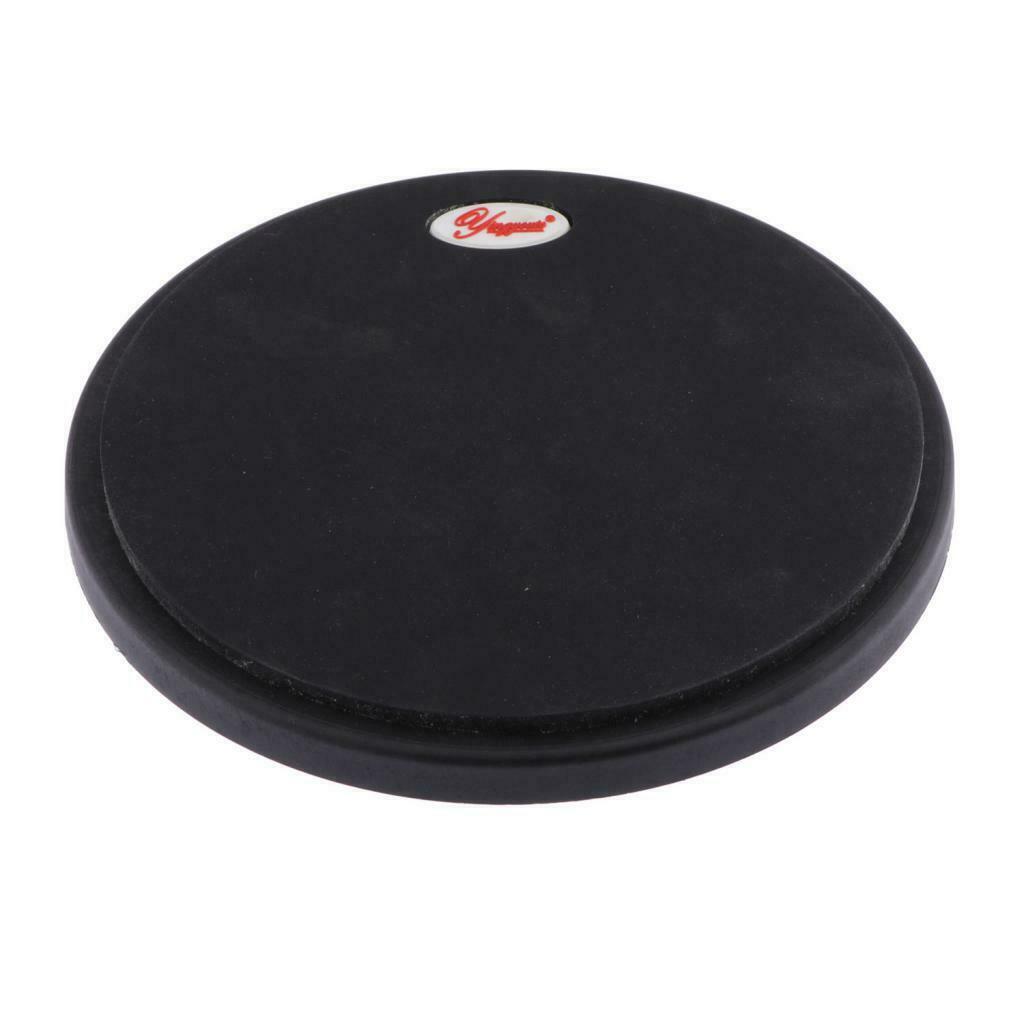 Silicon Rubber Drum Practice Pad 10 inch Size for Beginners Black