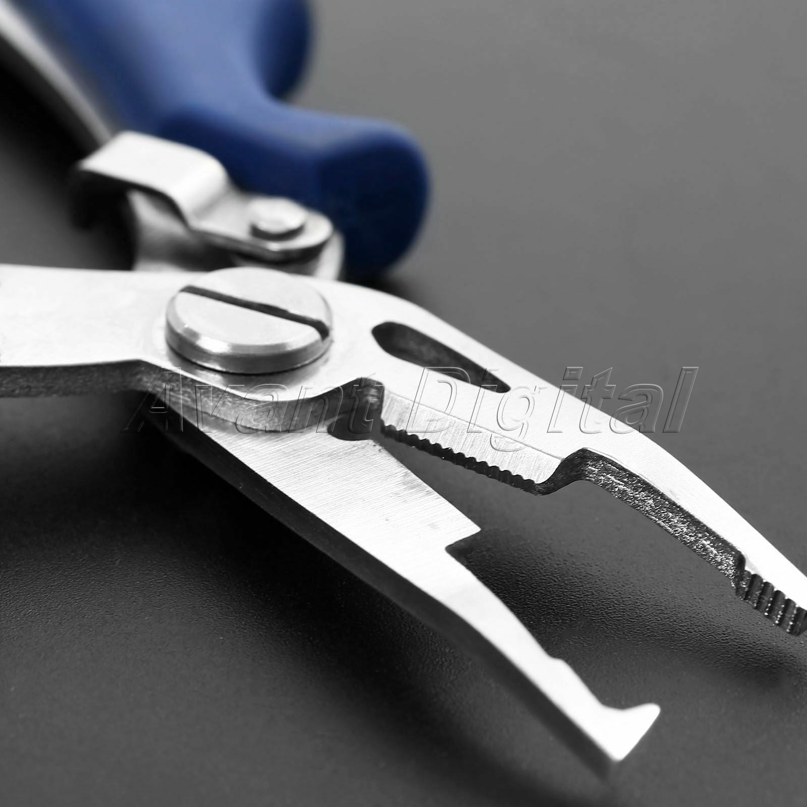 1×Stainless Steel Fishing Plier 13cm Scissor Lure Hook Cut Tackle Versatile