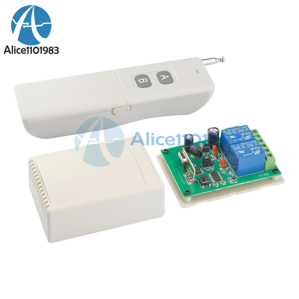 315MHz DC 12V 2 CH Wireless RF Remote Control Switch Light Receiver Transceiver
