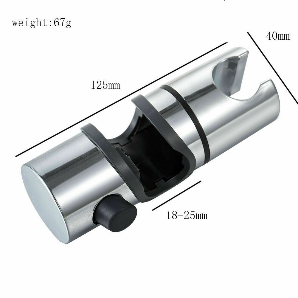 Universal Shower Head Holder Adjustable Bracket Height 360Â° Shower Replacement