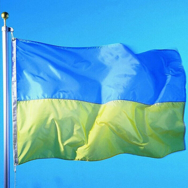5*3FT Blue Yellow ua ukr Ukraine flag For Courtyard Decoration 90*150cmJCAUX FT