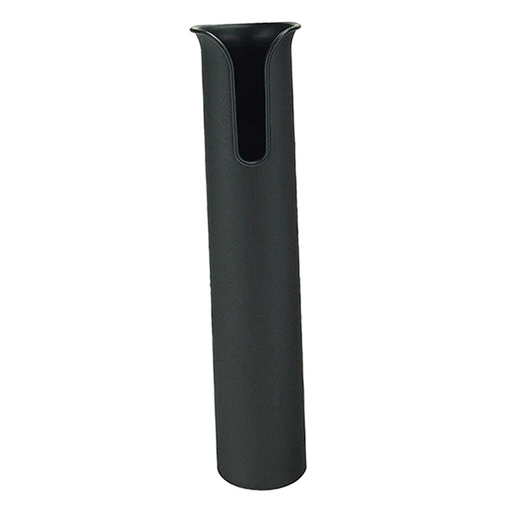 Self Adhesive Fishing Pole Boat Single Rod Holder Rack Organizer Yacht Black