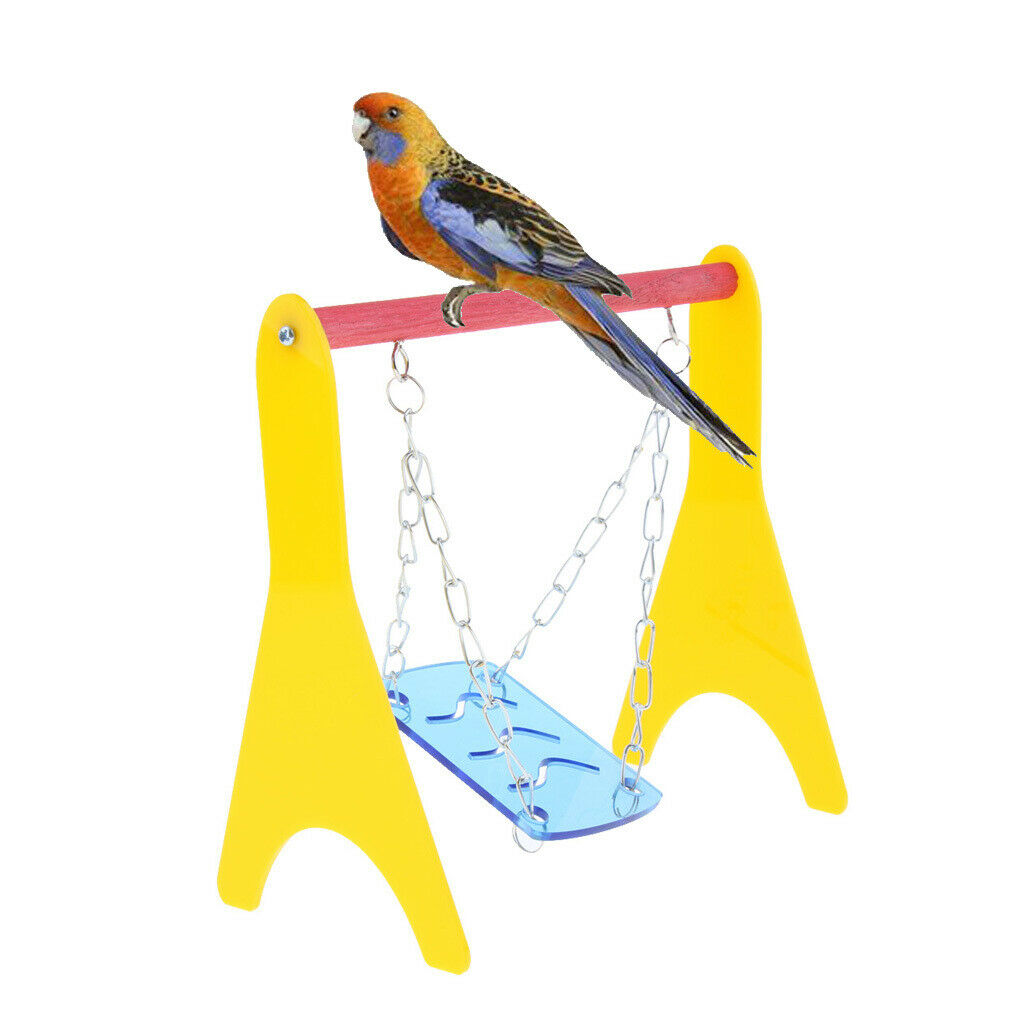 Table Top Hanging Swing for Pet Hamster Mouse Gerbil Rat Parrot Bird Cage Play