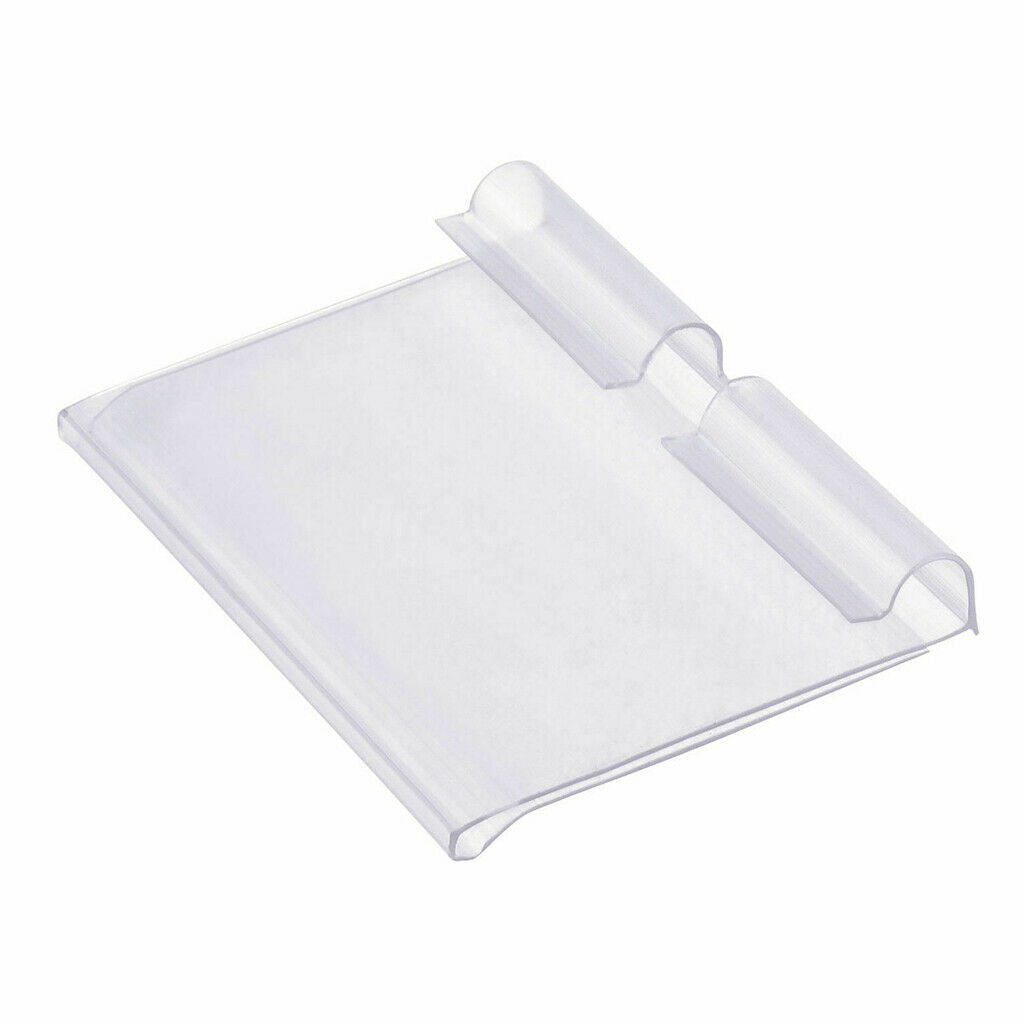 3X Clear Plastic Label Holder Retail Price Tag Label Holder 60x42mm