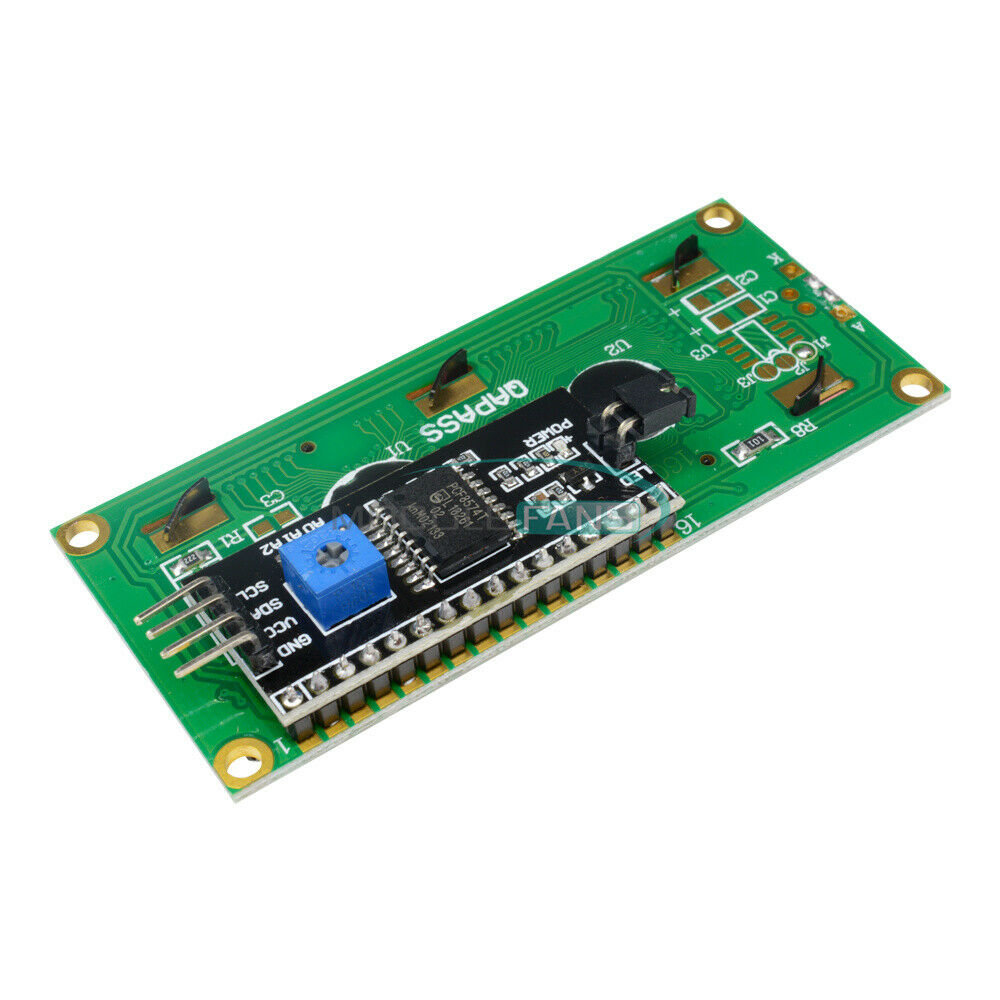 10PCS Blue IIC/I2C/TWI/SPâ€‹â€‹I Serial Interface1602 16X2 LCD Module Display