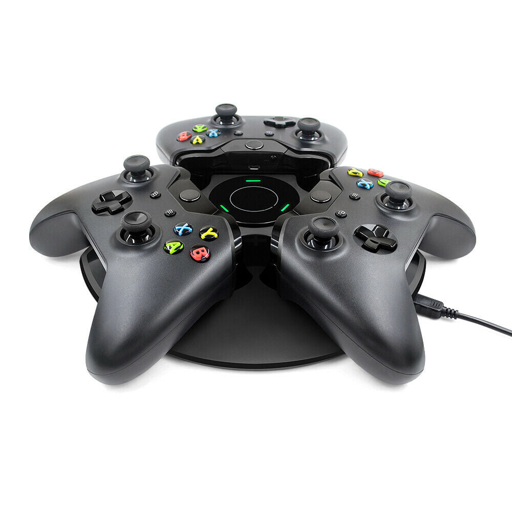 3 in 1 Charging Dock Station for Xbox One with Rechargeable Battery Packs Stand