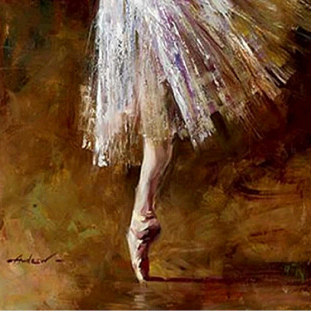 40cmx30cm Ballet Dancer 5D Diamond DIY Painting Craft Kit Home Hanging Decor