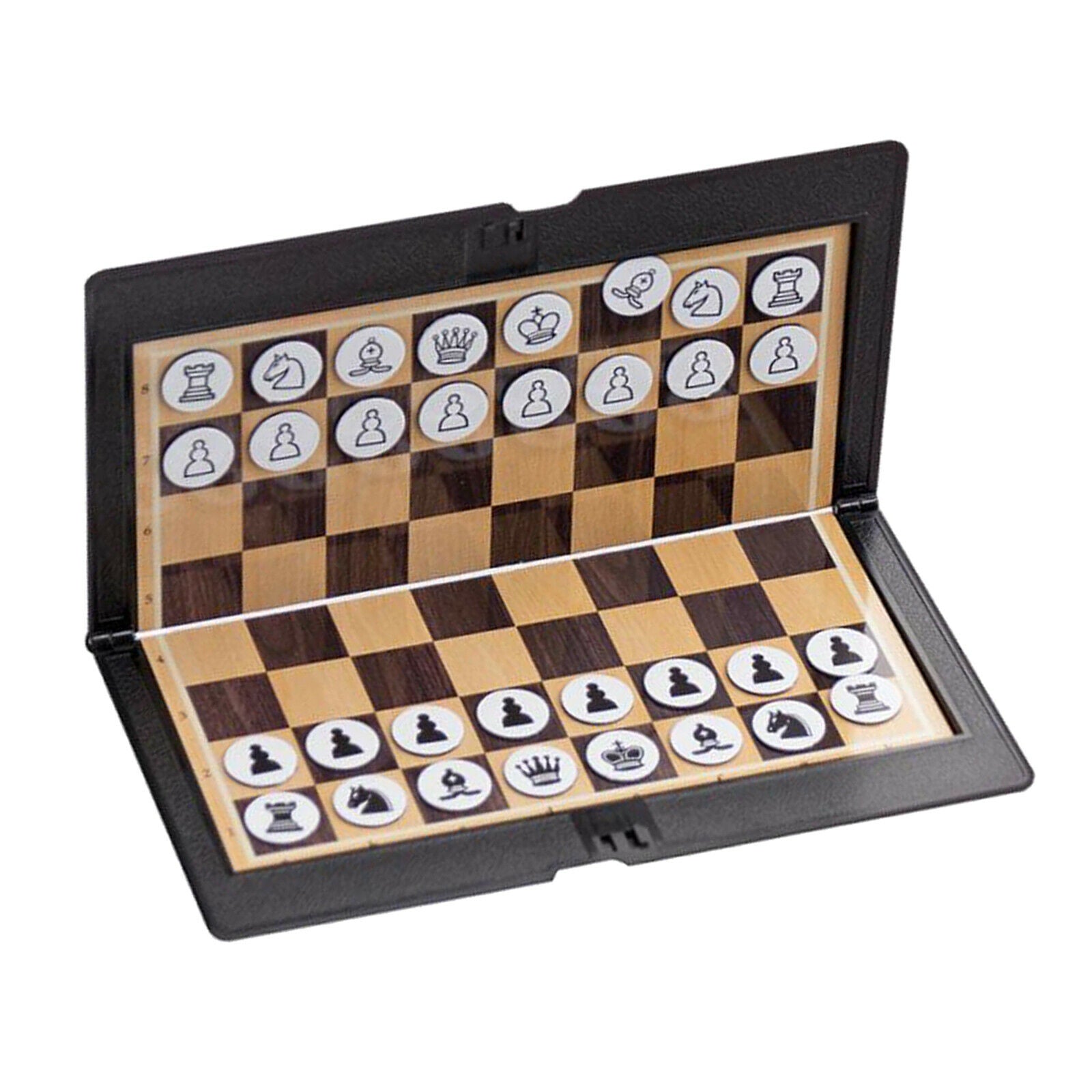 Foldable Chessboard Mini Chess Set Chess Board Game for Camping Family Game