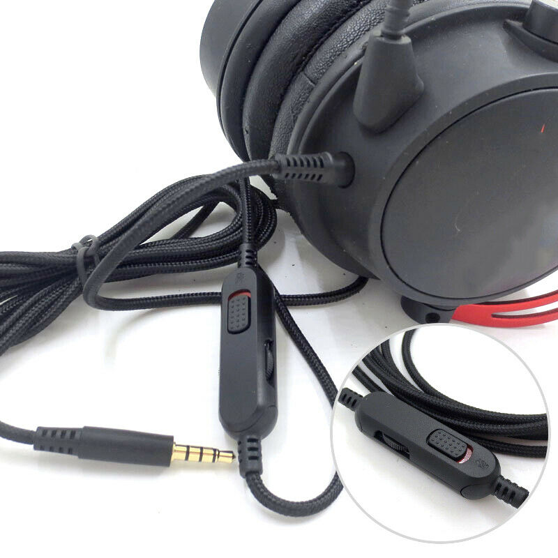 Audio Cable Replacement Headset AUX Cord With Volume Control For Kingston AlpI7