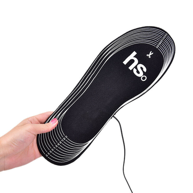 Winter Rechargeable Heated Insoles Feet Warming Insoles Electric Foot Warm P LQ