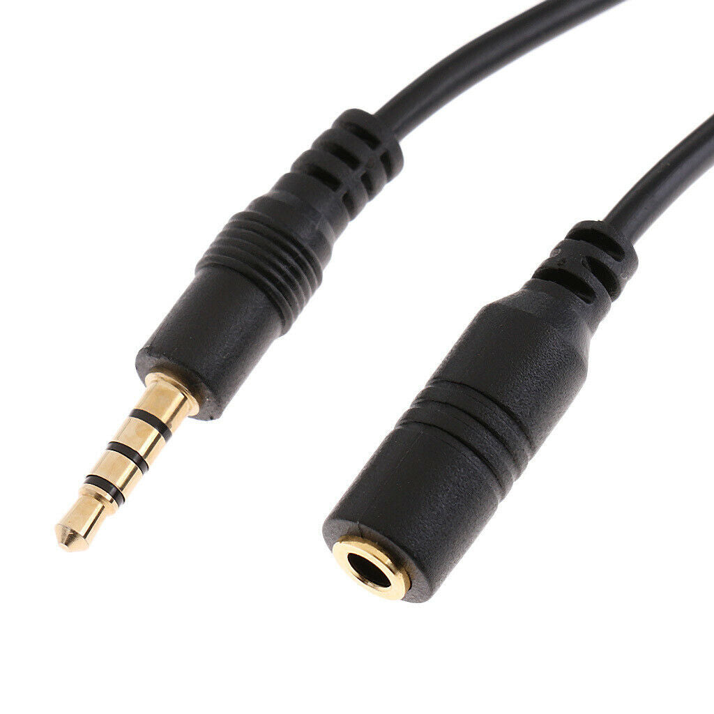 2X 2m Extension Cable for Smartphone Mic Microphone Female to Male