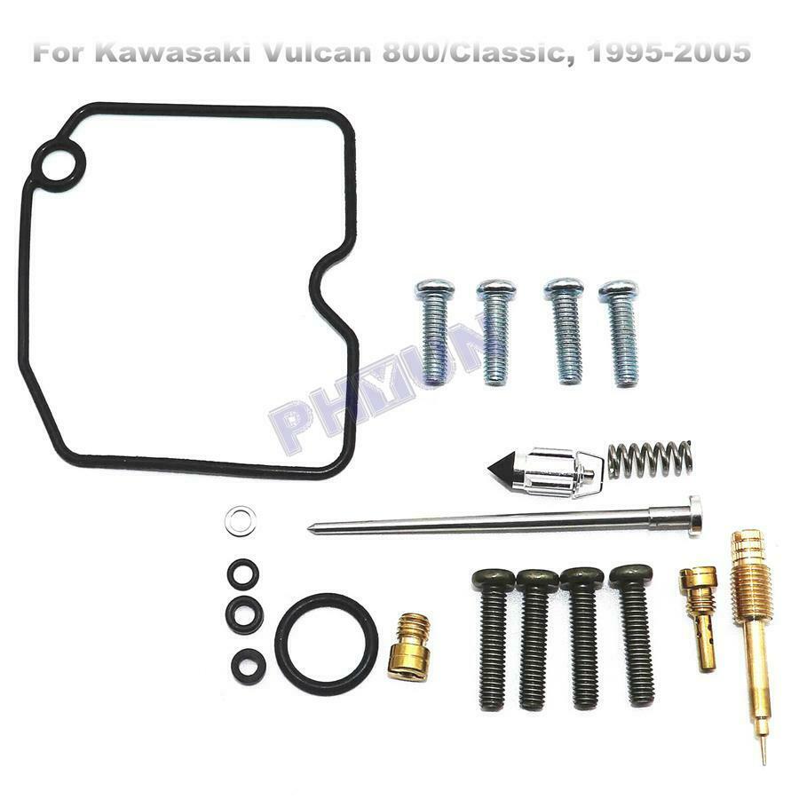 Carburetor Carb Repair Kit For Kawasaki Vulcan 800 / Classic 1995-2003 2004 2005
