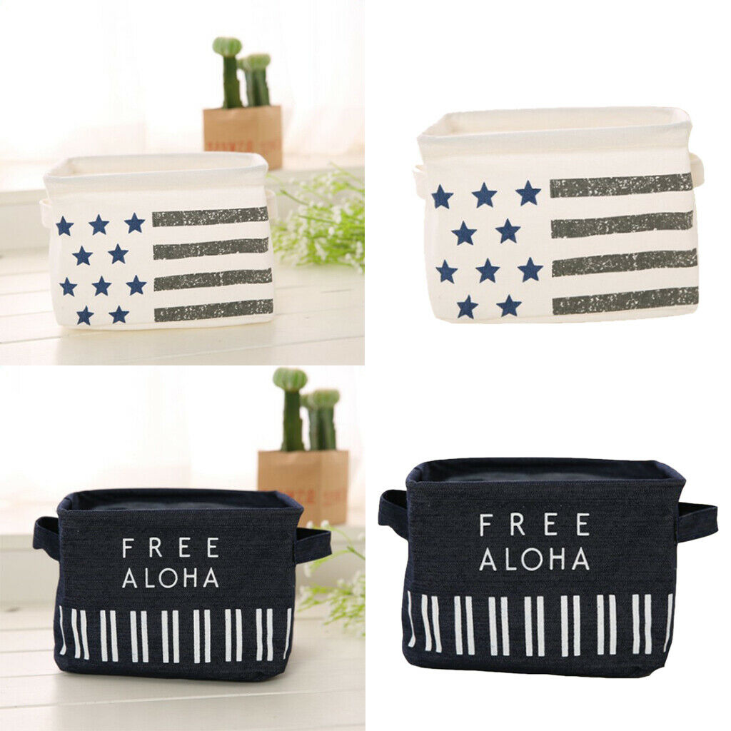 Desk Box Holder Organizer Case Jewelry Cosmetics Storage Basket  White