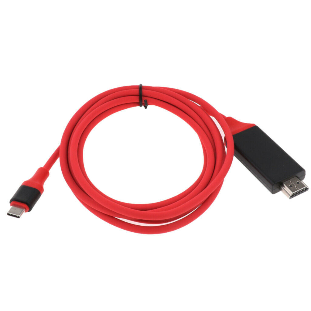 USB C to   Adapter, Type C to   Cable with 4K@30HZ Connector Cable for