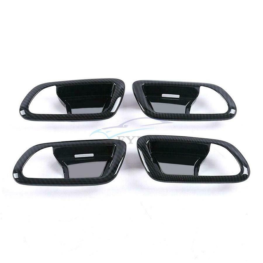 4 × Vehicle Inner Door Handle Bowl Cover Trim For 2011-2019 Jeep Grand Cherokee