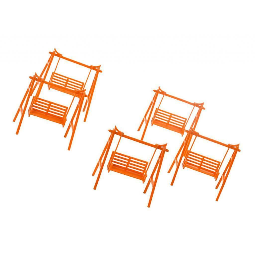 Minitures Ornament Decoration Furniture Toys Street Garden Decor Orange