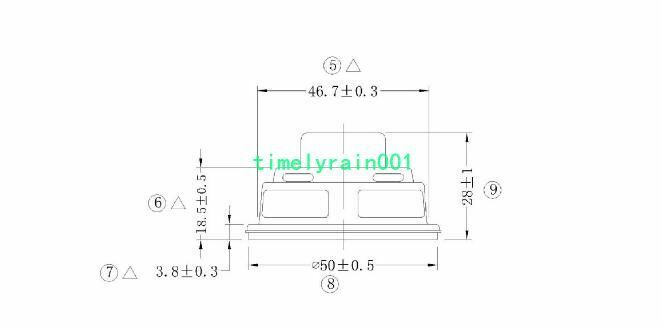 2pcs 52MM 4Ω 5W Full-range speaker Loudspeaker HiFi Audio Part Neodymium Rubber