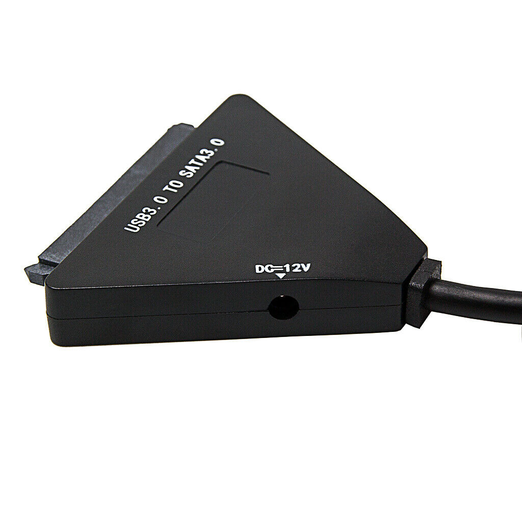 USB3.0 to 7+15Pin SATA 3.0 Adapter Cable 12V DC For 2.5" 3.5" HDD SSD Hard Disk
