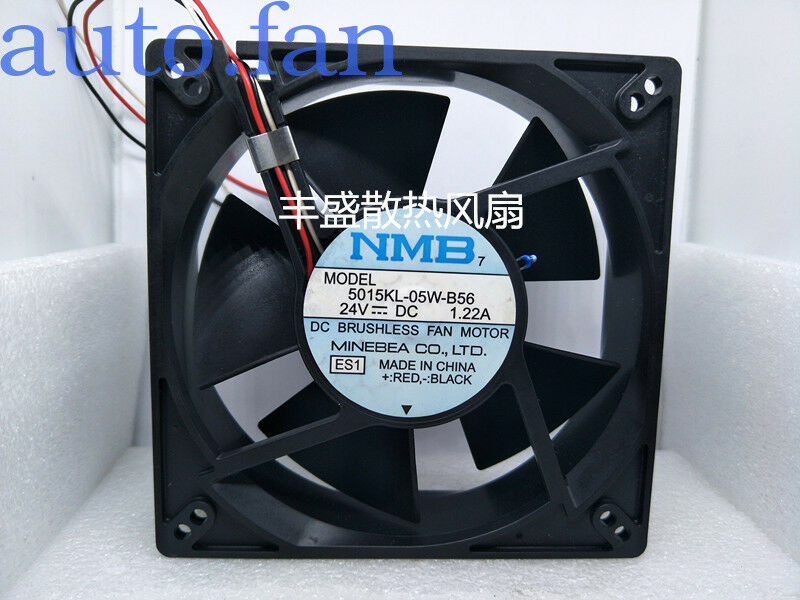 For 1pc NMB 5015KL-05W-B56 fan 24V 1.22A 29(W) 3pin 127x127x38mm
