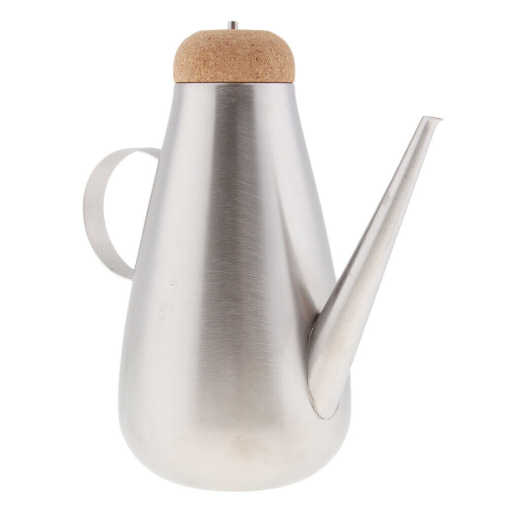 450ml Stainless Steel Olive Oil Can Drizzler Cruet Bottle Dispenser Spout