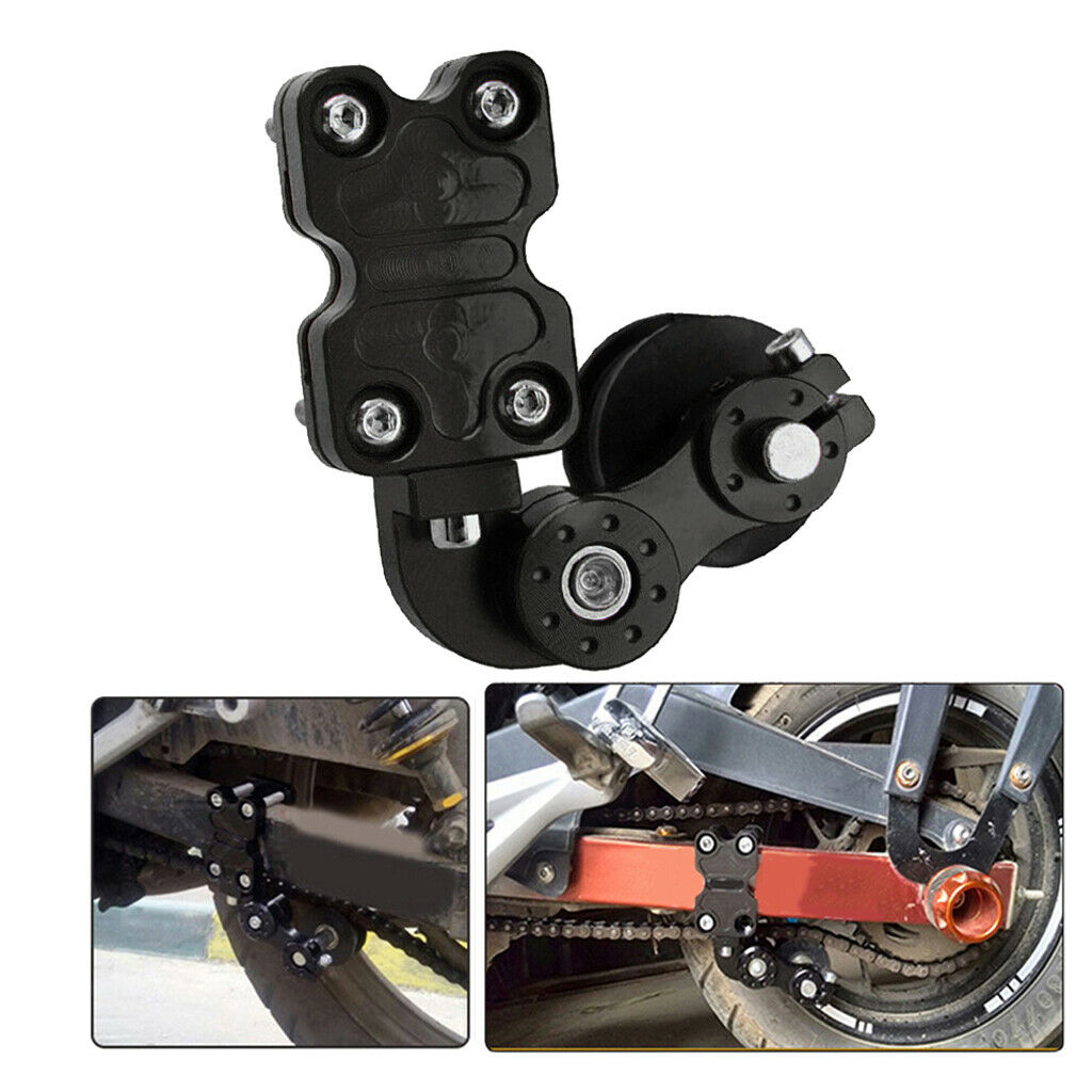 Black Motocycle Chain Tensioner Roller Bicycle for ATV Dirt Bike Durable