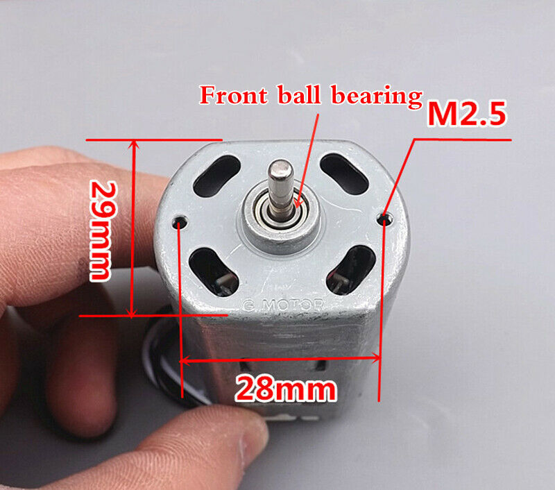 DC 300V Front ball bearing motor 12-pole rotor high-speed motor DC motor