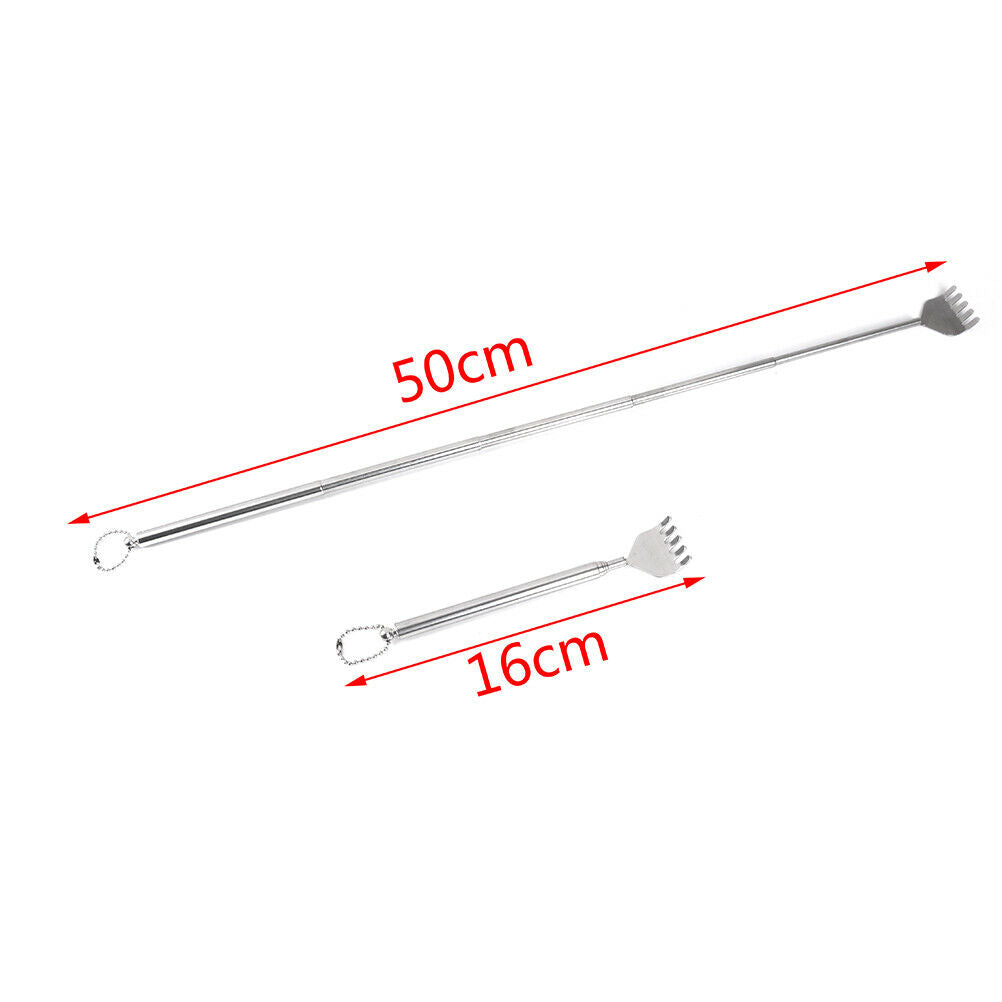Practical handy adjustable stainless steel back telescopic scratcher mass.l8