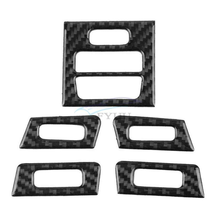 5Pieces Black Air Vent Outlet Trim Covers For BMW 3 Series E90 E92 E93 2005-2012