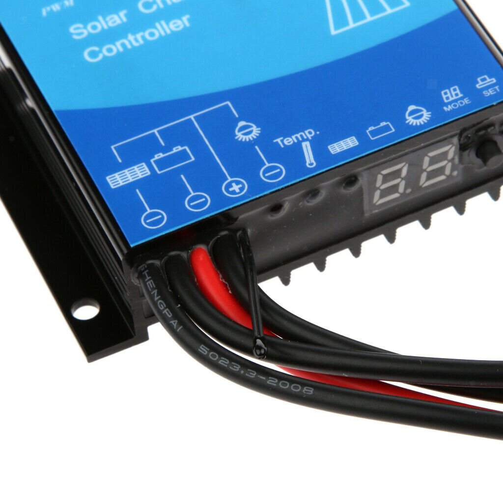 12V 24V 10A Waterproof Auto Solar Panel Battery Regulator Charger Controller